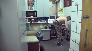 Тренировка с гирей часть 1