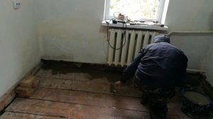 Бетонирование пустот в полах !