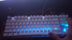 все режимы подветки клавиатуры metoo zero x 51 white