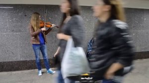 КЛАССНО СПЕЛ в переходе! Кукла колдуна ПОД ГИТАРУ И СКРИПКУ! Вне рубрики. Evgen GoUp!