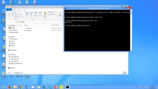 First Java Program Using Notepad and CMD | Basic Core Java Program | Java Program for Beginners смотреть онлайн