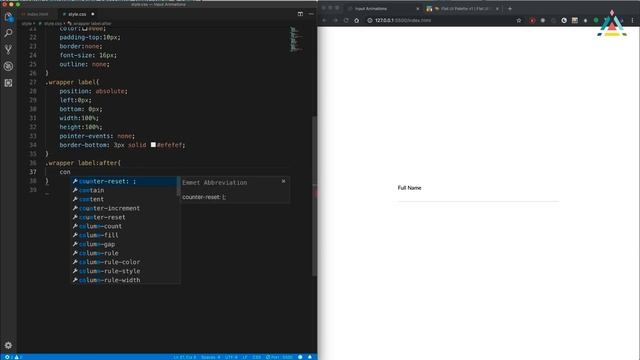 Create Awesome CSS Input Animations | HTML5 CSS3 Tutorial