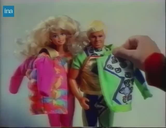 1991  Реклама куклы На лыжах Барби Маттел Ski Fun Barbie