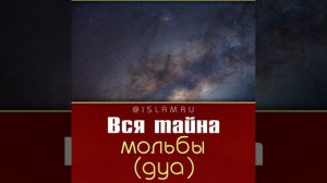 Вся тайна мольбы (дуа)