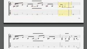 Metallica   Cure James guitar tablature