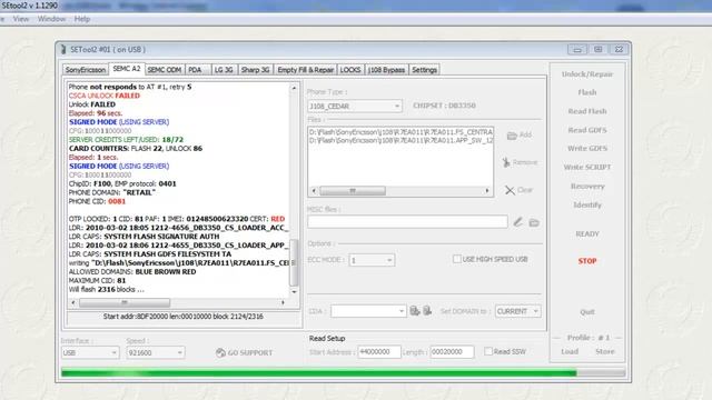 Unlock, Flash Sonyericsson J108i Cedar with Setool-Box By .::StarCodes::. смотреть онлайн
