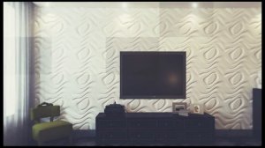 Гипсовые панели в  интерьере