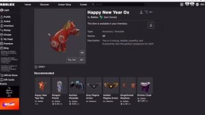 (?NEW) How To Get The Happy New Year TIGER For FREE! | Roblox New Years Item