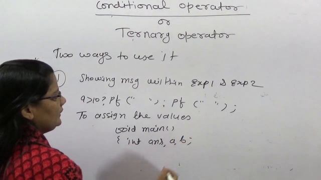 Ternary Operators in C  Lec-94|C Programming Tutorial in Hindi