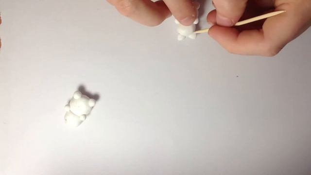 МК:серёжки мишки из полимерной глины! смотреть онлайн