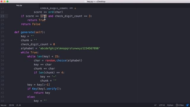 Make a Key Generator in Python смотреть онлайн