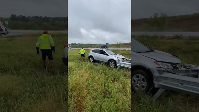 Rav4 Wrecked into the median