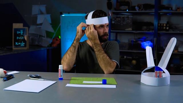 Как сделать уши зайца из бумаги смотреть онлайн