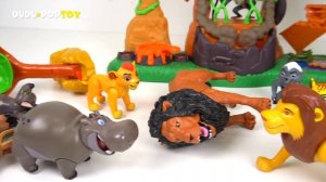 Lion Guard! Rescue my friends from hyena and crocodile in the Rise of Scar! - DuDuPopTOY
