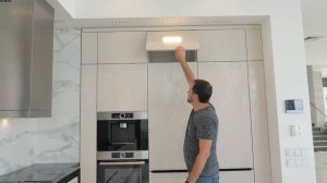 Встроенная кухня с видом на Ялту.Тренд 2020. Кухня с керамическими фасадами.