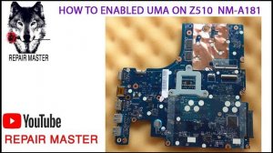 HOW TO ENABLED UMA ON LENOVO Z510 (NM-A181) #technology #lenovo