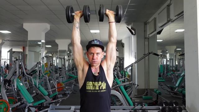 Армейский жим (с гантелями) смотреть онлайн