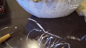 ДЕКОР СВОИМИ РУКАМИ НОВОГОДНЯЯ КОМПОЗИЦИЯ В ЦЕНТР СТОЛА.НОВЫЙ 2019 ГОД