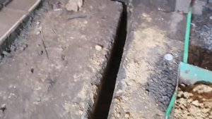 Смотровая яма без апалубки.