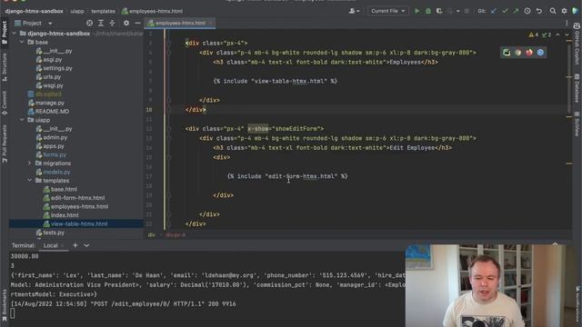 Dynamic UI in Django with Alpine.js