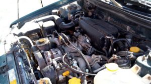 Работа двигателя Subaru Forester 1998 г.в.