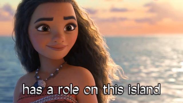 @Ocean lyrics • How far I'll go • Moana смотреть онлайн