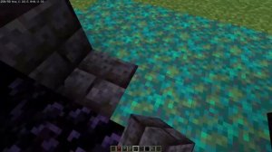 Красивый портал в Ад в minecraft