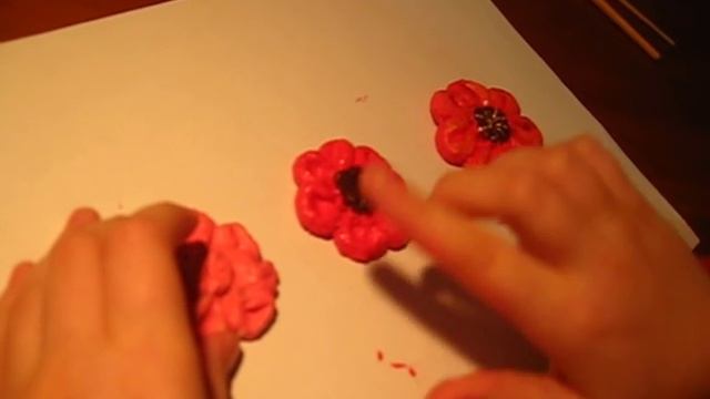 ПОДЕЛКИ С ДЕТЬМИ ! Цветы из соленого теста. смотреть онлайн