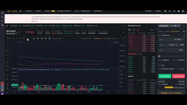 Открываем сделки в обе стороны одновременно/ Бинанс фьючерс/ Скальпинг бинанс