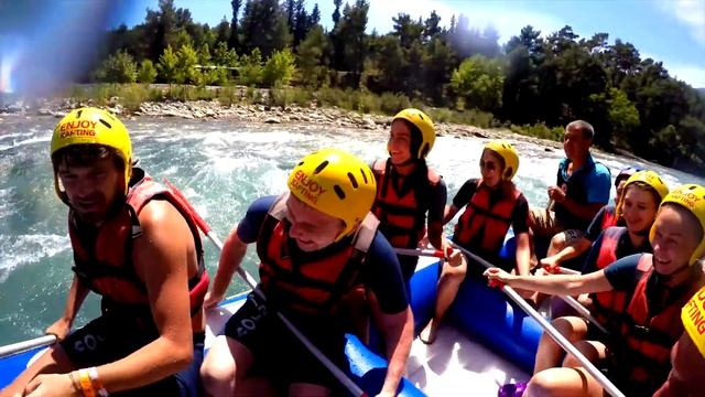 Рафтинг в Турции, Анталия, река Кёпюрчай смотреть онлайн