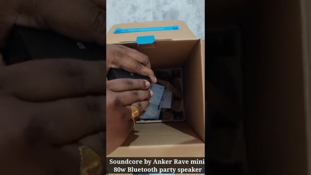 Soundcore by Anker Rave mini 80w Bluetooth party speaker#unboxing#lightningcolors