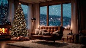 Комната с камином и уютным настроением