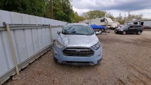 our rebuilt 2019 ford ecosport  front-end  bumper