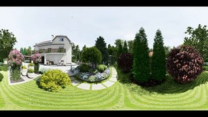 Ландшафтный дизайнер. Евгений Бабаев. Фрагмент проекта с обзором на 360 градусов