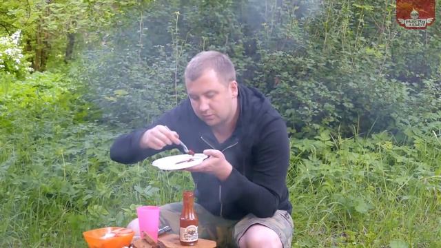 Разогрел и съел: Шашлык "Деликатесный" (МИРАТОРГ) с соусом Сацебели с орехами (Goldjick) смотреть онлайн