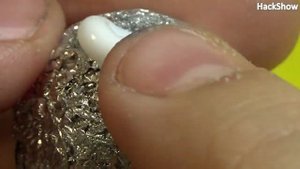 Как сделать металлический шар из фольги?