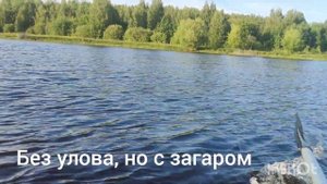 Рыбалка на спиннинг на реке Ильдь. Цветущие июньские поля. Верхне-Никульское