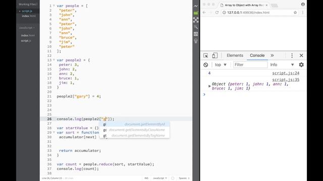 Javascript Array Reduce - Create a New Object