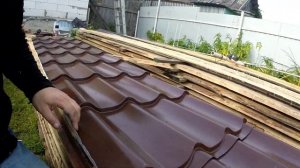 Кровля почти готова! Осталось обшить фронтоны.