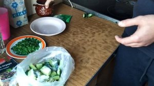 Маринованные огурцы в пакете (уксус в 2 раза меньше добавлять!) быстрый рецепт