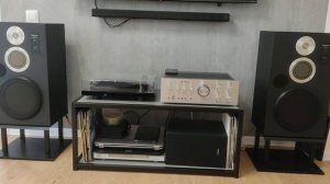 Усилитель TRIO KA-7100D и акустика Technics SB-6