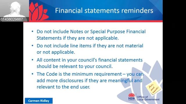 Video recording - OLG - Draft Code of Accounting Practice and Finance Reporting (update 26) смотреть онлайн