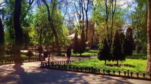 Одесса, Дерибасовская, май 2020 карантин / Odessa City Garden and Deribasovskaya Street, lockdown