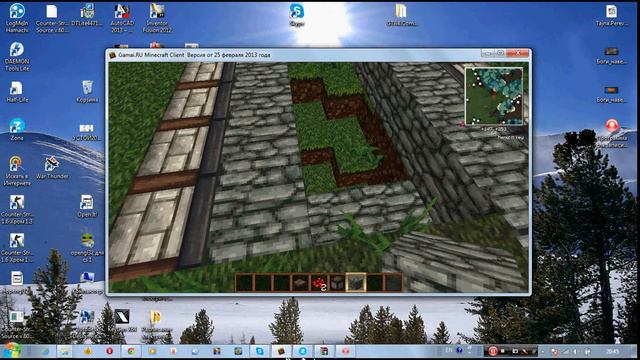 как сделать Мост - Ловушку в Minecraft!) смотреть онлайн