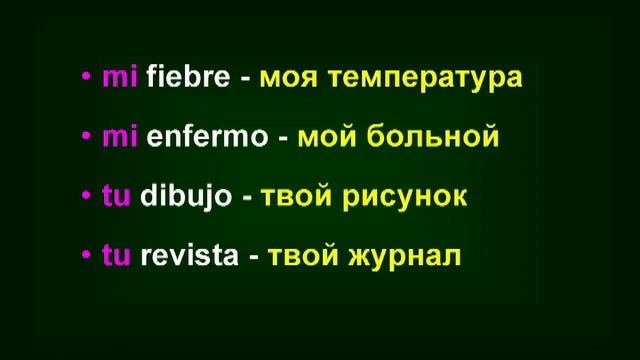 Урок 32. Притяжательные местоимения-прилагательные.