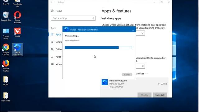 Uninstall Panda Free Antivirus 2018 on Windows 10 Fall Creators Update смотреть онлайн