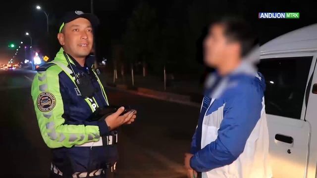 ЛЕД чироқлар ўрнатиб олган шоввозларнинг машинаси жарима майдонига олиб кириб қўйилди