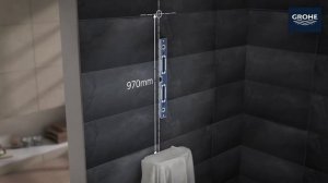 Установка душевой системы GROHE Rainshower Smart Control артикул 26250 000