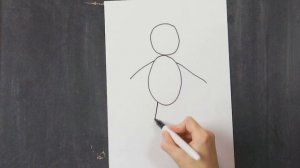 Рисуем человечка (для детей)
