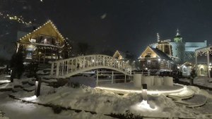 Прогулка по зимнему двору в Туган Авылым. Настоящая зимняя сказка в Казани